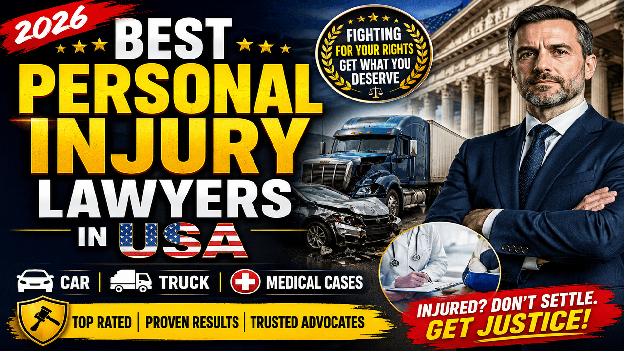 Best Personal Injury Lawyers in USA For Car, Truck, and Medical Cases (2026) - Dailynewzlive.com