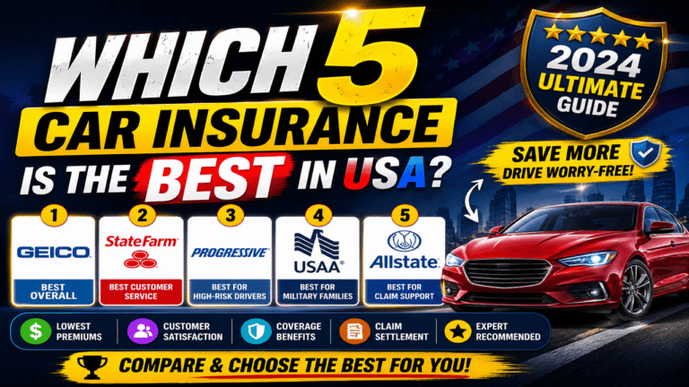 Which 5 car insurance is the best in USA? - us.dailynewzlive.com
